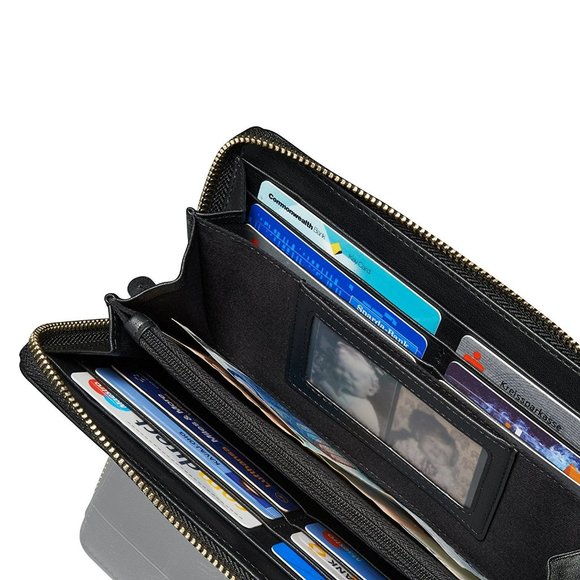 KAVAJ Genuine Leather Women's Wallet RFID Blocking - Picture 9 of 11